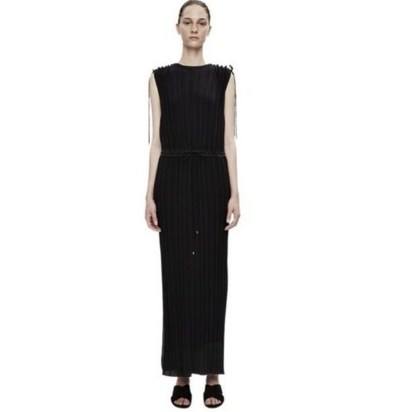 Theory Black Kurgan maxi Dress Size 00 - Picture 1 of 14